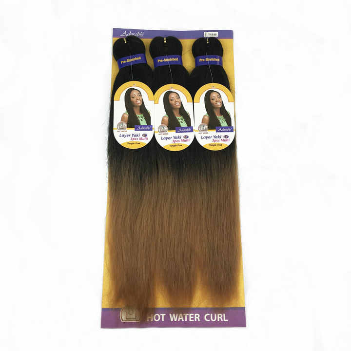 Ombre EZ Braid – Pre-Stretched Yaki Braiding Hair (52")