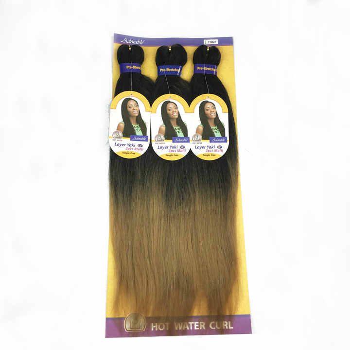 Ombre EZ Braid – Pre-Stretched Yaki Braiding Hair (52")